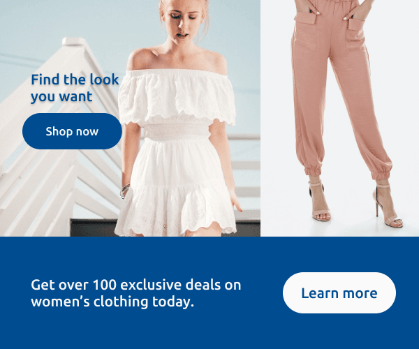 image of women clothing options on sale